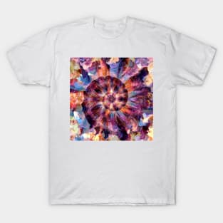 Golden Ratio - Quartz Kaleidoscope - Fibonacci Spiral T-Shirt